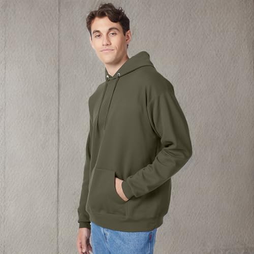 Hanes Men's Hoodie, EcoSmart Fleece Hoodie, Hooded Sweatshirt for Men