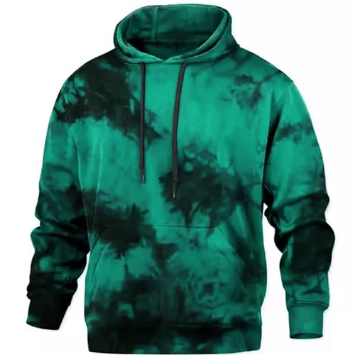 Men Hoodies Pullover Casual Long Sleeve Hooded Sweatshirts Drawstring Fall Hoodies Pullover Tops with Pockets