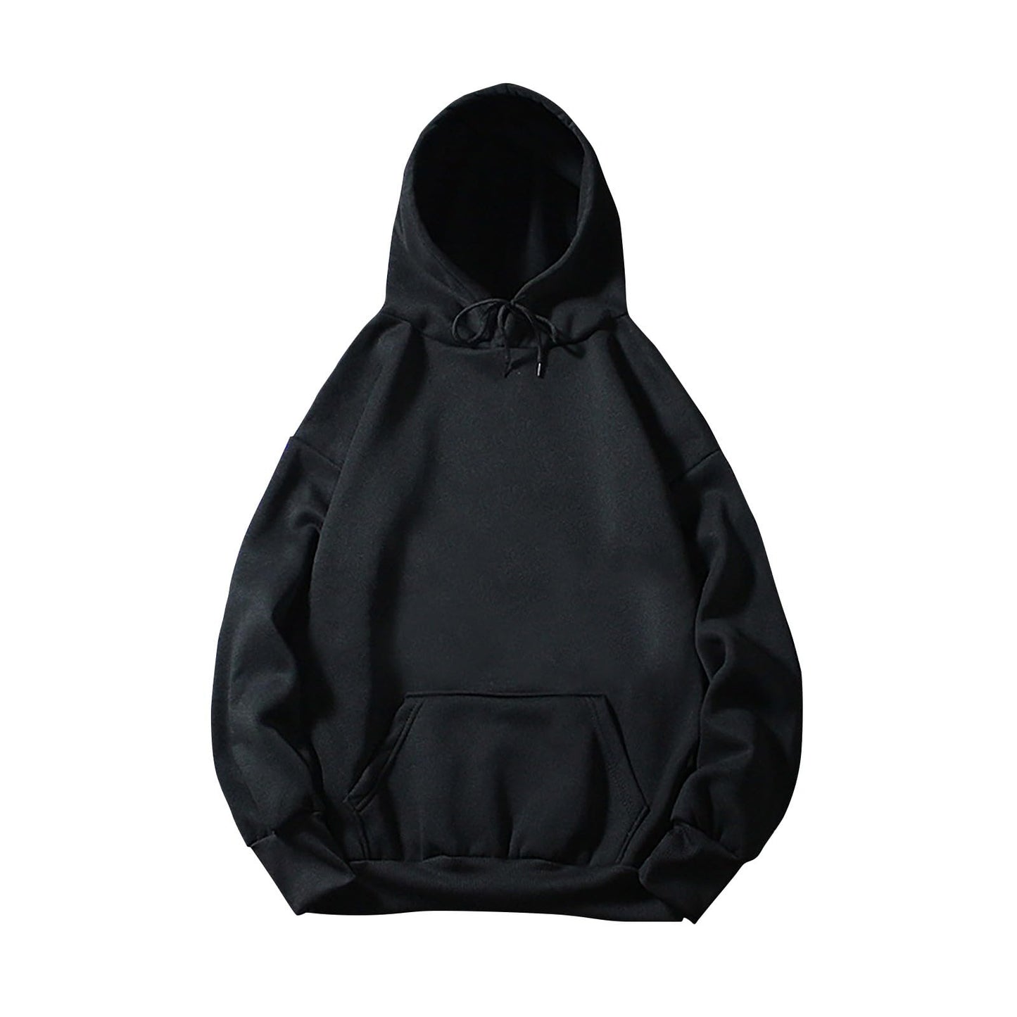 Women's Casual Hoodies Long Sleeve Lightweight Solid Pullover Tops Loose Fall Winter Sweatshirt with Pocket