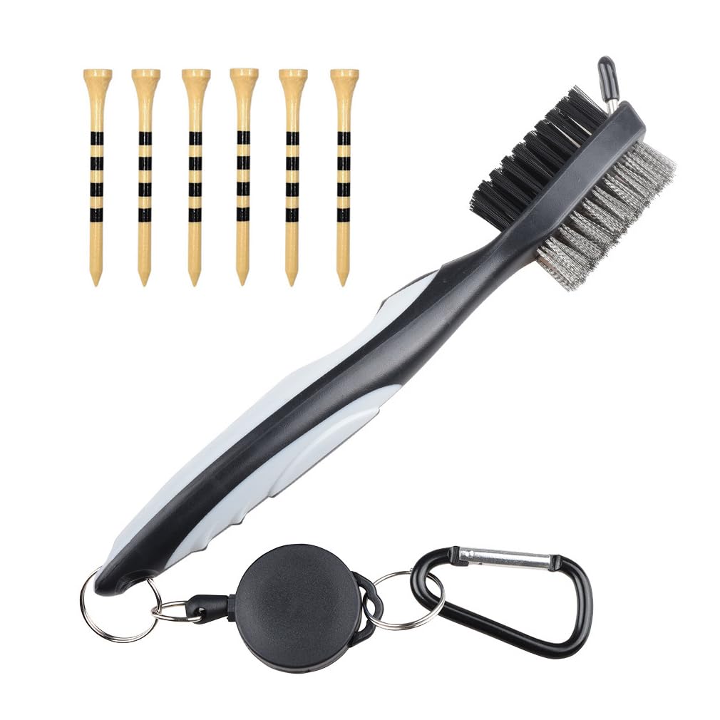 Golf Accessories Kit, Golf Gifts for Men & Women, Golf Essentials Tools, Golf Stuff Gear, Golf Tees, Golf Club Regripping Kit, Divot Repair Tool,Golf Club Brush