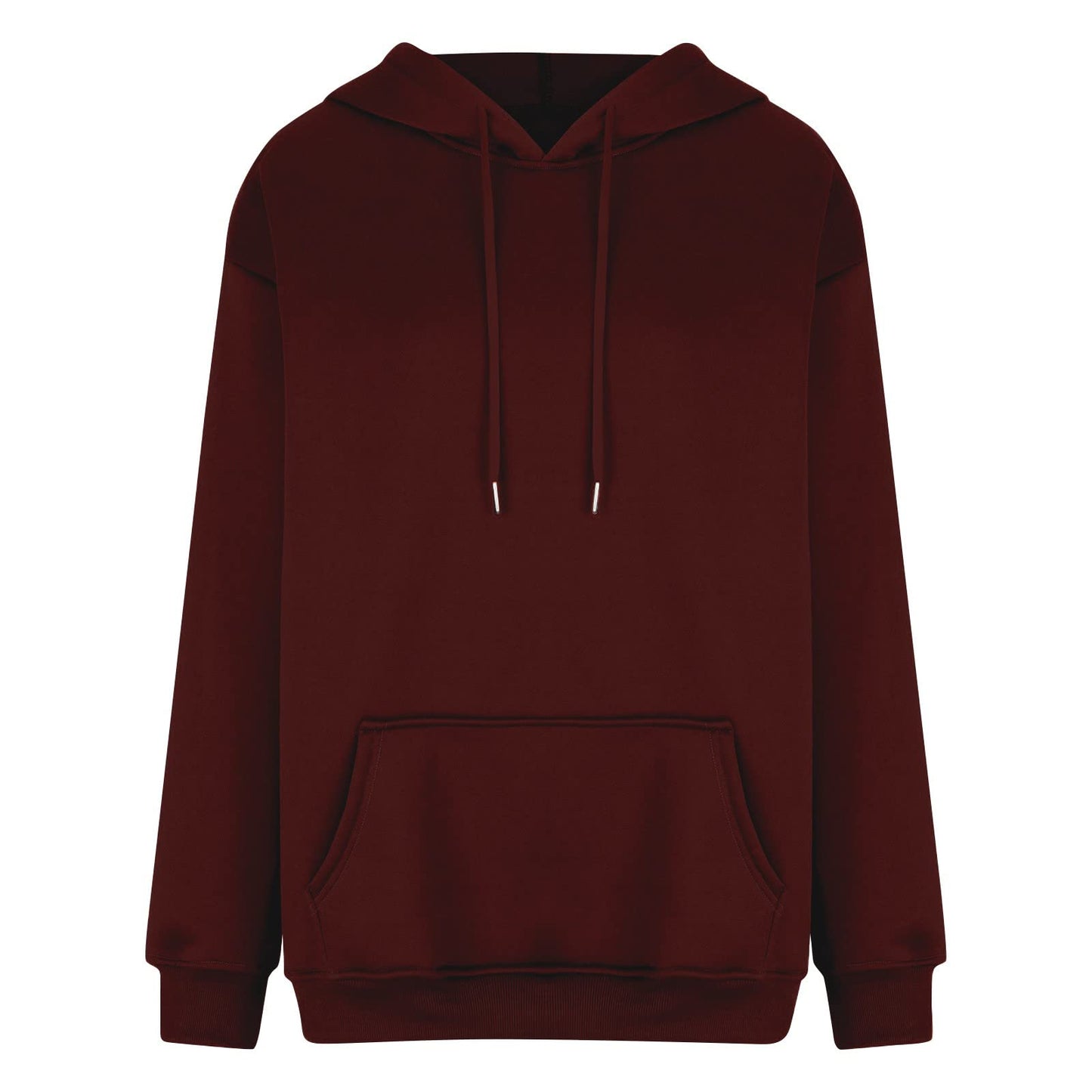 Women's Casual Hoodies Long Sleeve Lightweight Solid Pullover Tops Loose Fall Winter Sweatshirt with Pocket
