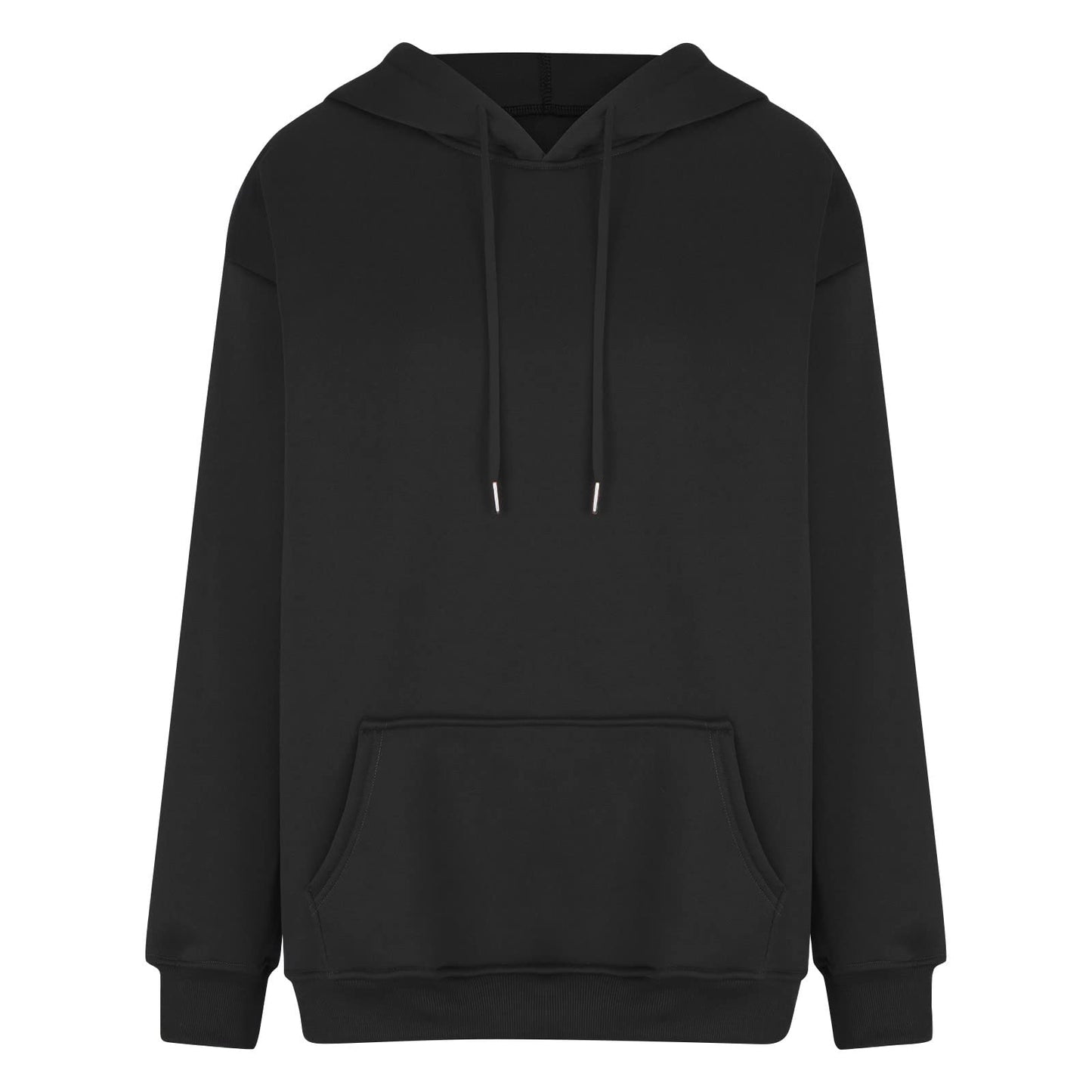 Women's Casual Hoodies Long Sleeve Lightweight Solid Pullover Tops Loose Fall Winter Sweatshirt with Pocket