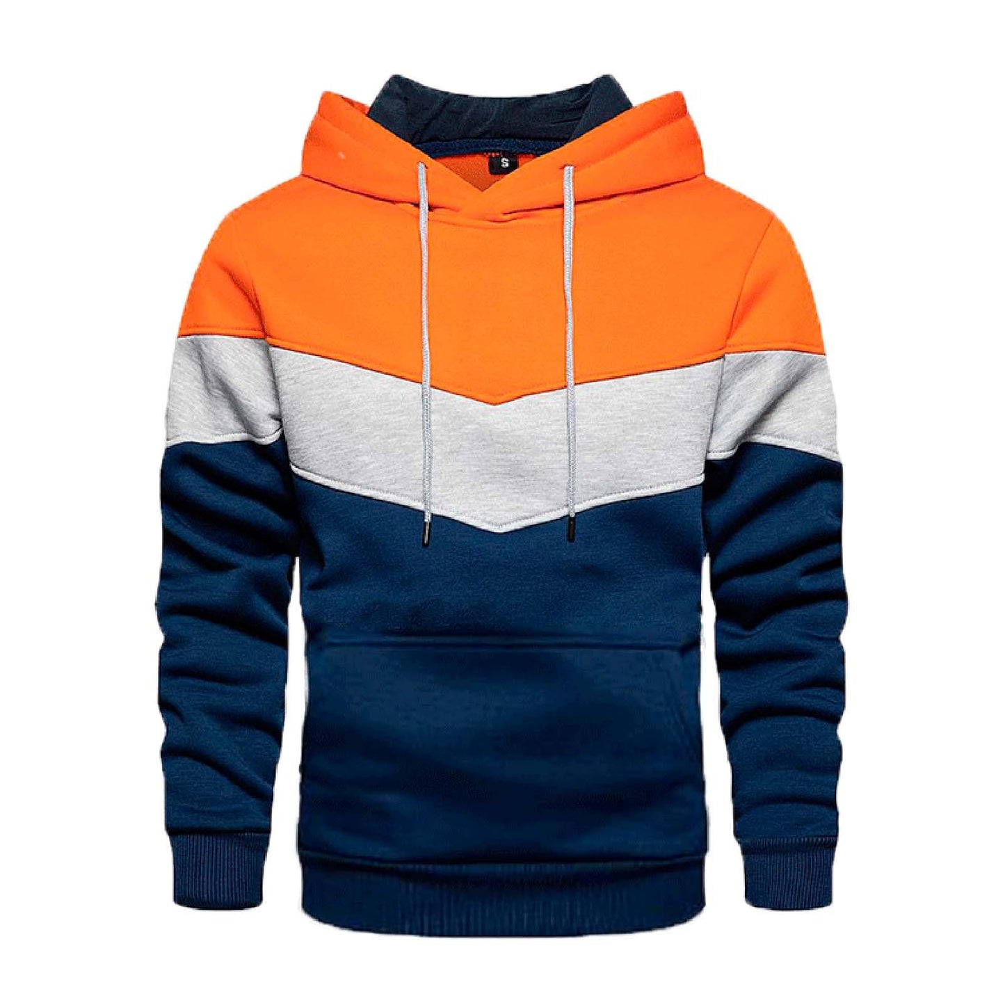 Men Hoodies Pullover Casual Long Sleeve Hooded Sweatshirts Drawstring Fall Hoodies Pullover Tops with Pockets