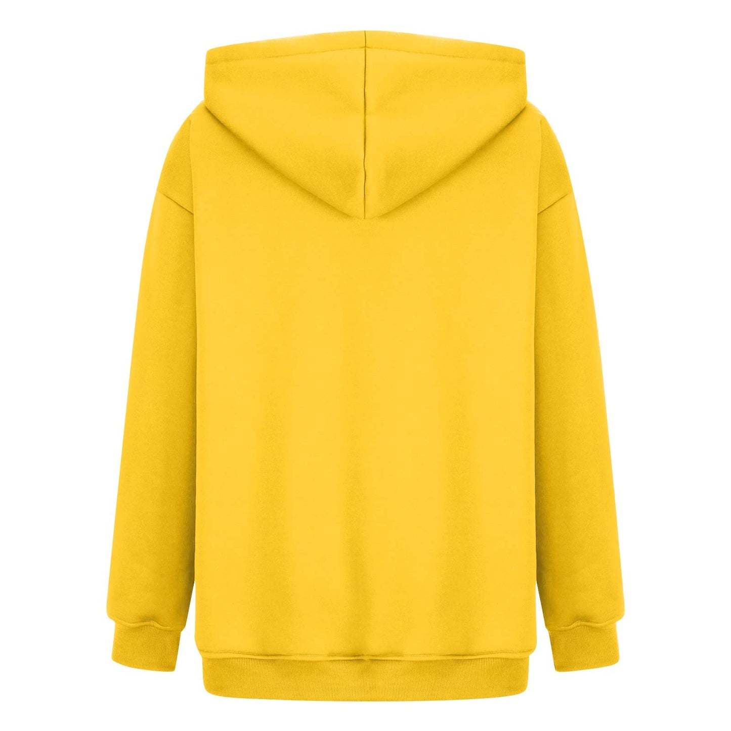 Women's Casual Hoodies Long Sleeve Lightweight Solid Pullover Tops Loose Fall Winter Sweatshirt with Pocket