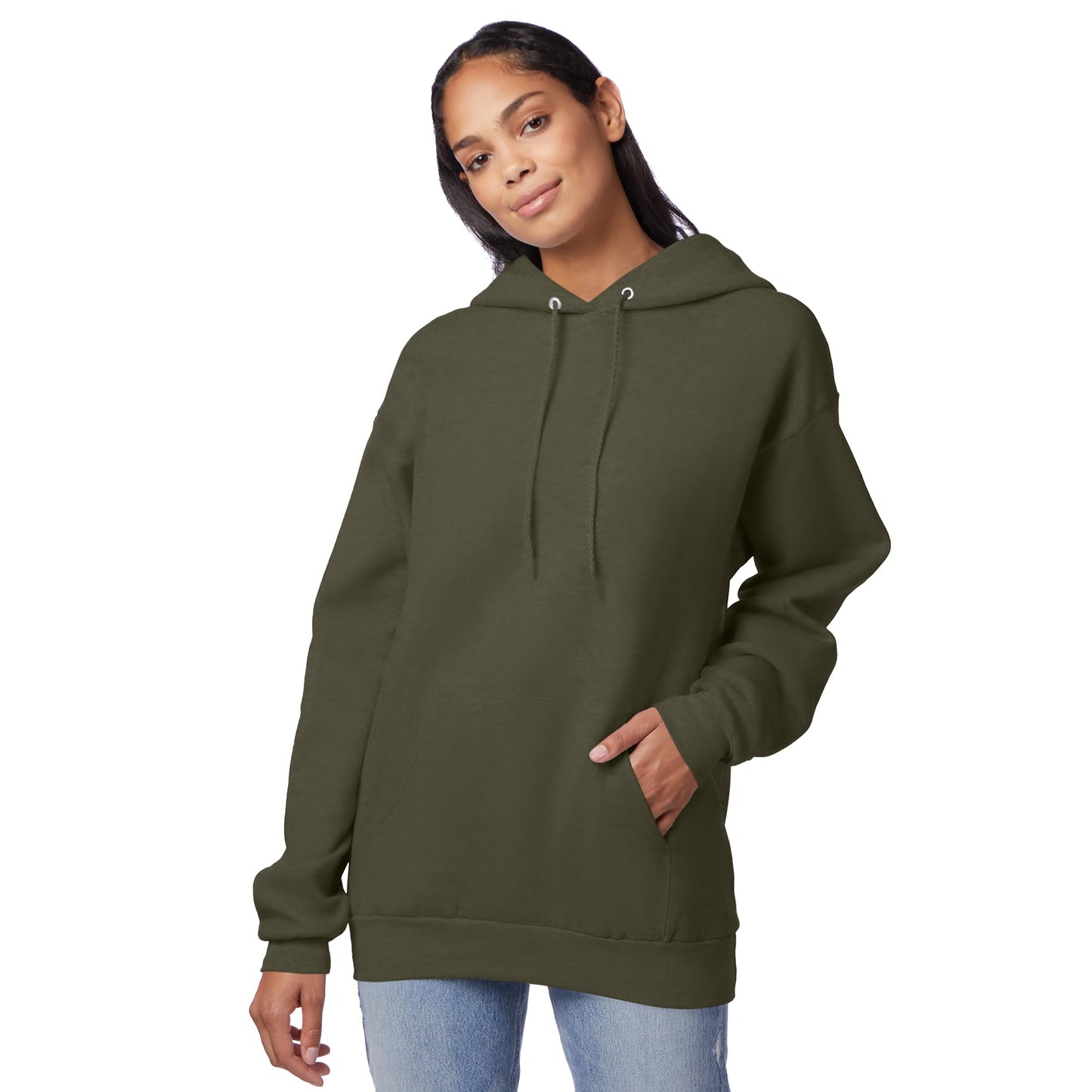 Hanes Men's Hoodie, EcoSmart Fleece Hoodie, Hooded Sweatshirt for Men