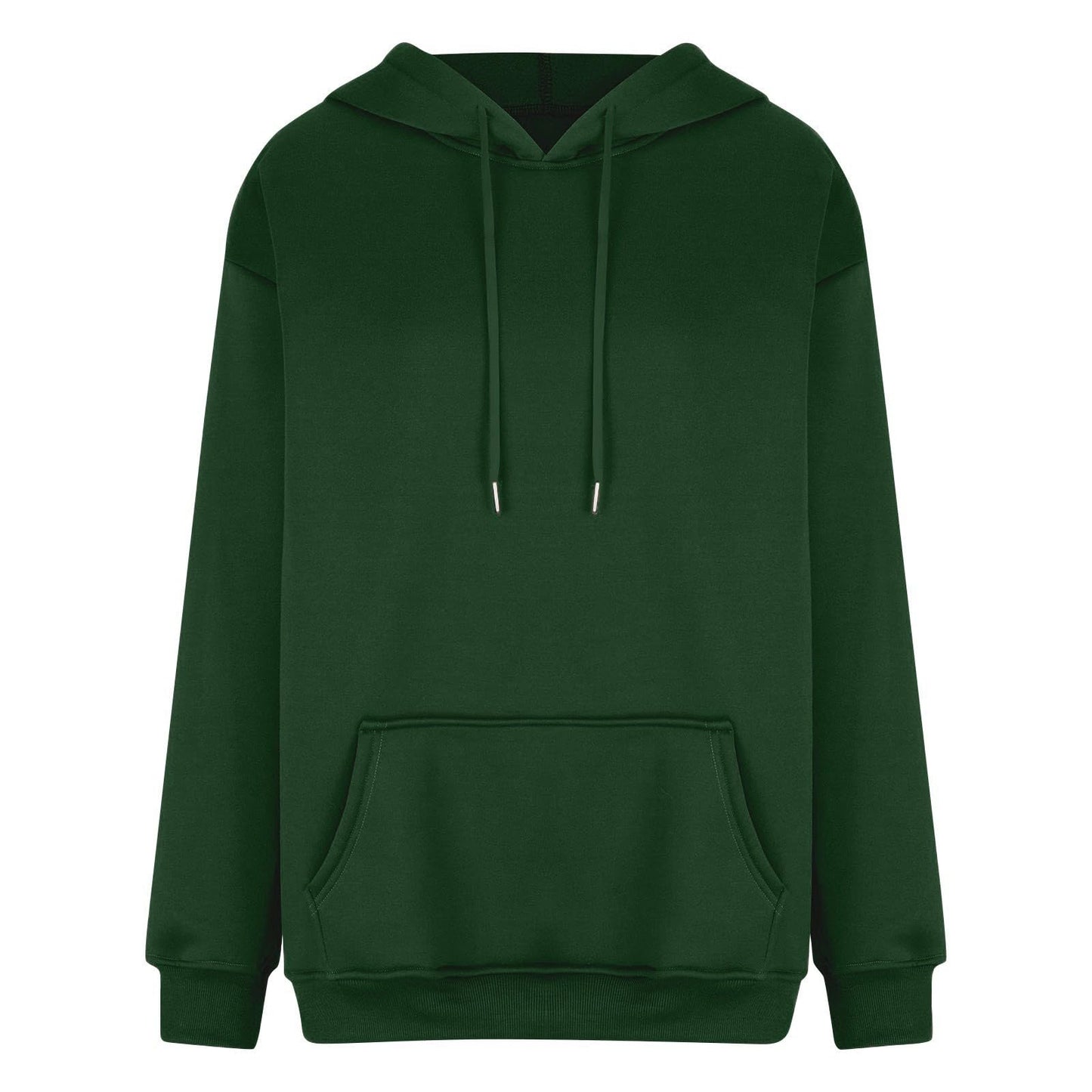 Women's Casual Hoodies Long Sleeve Lightweight Solid Pullover Tops Loose Fall Winter Sweatshirt with Pocket