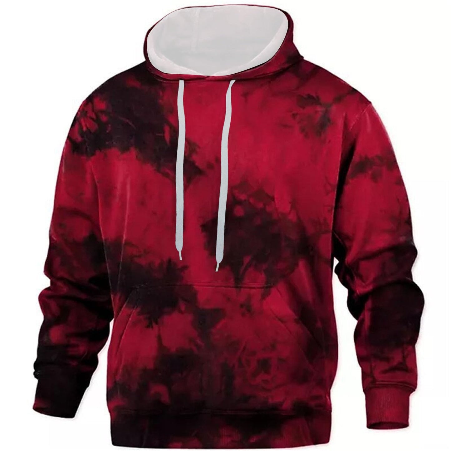 Men Hoodies Pullover Casual Long Sleeve Hooded Sweatshirts Drawstring Fall Hoodies Pullover Tops with Pockets
