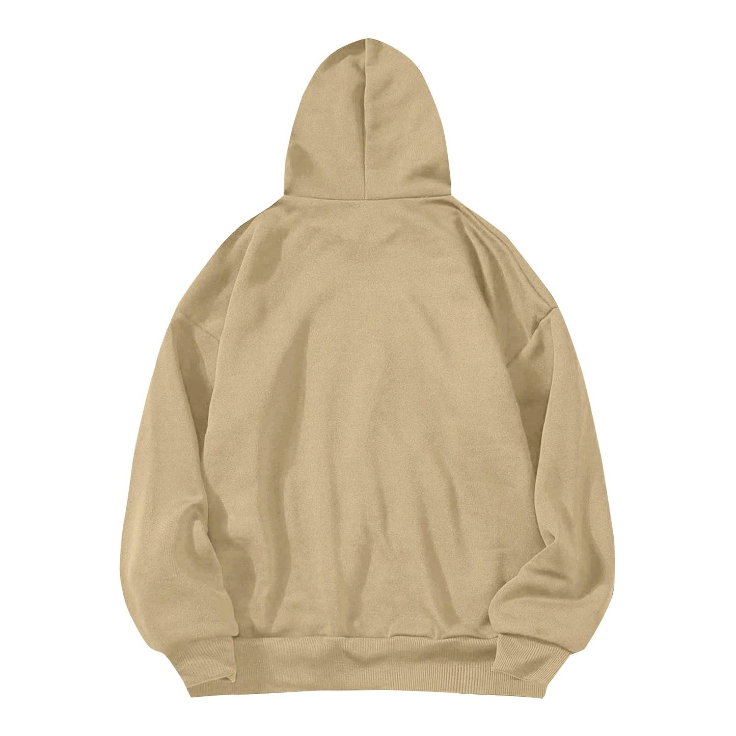 Women's Casual Hoodies Long Sleeve Lightweight Solid Pullover Tops Loose Fall Winter Sweatshirt with Pocket
