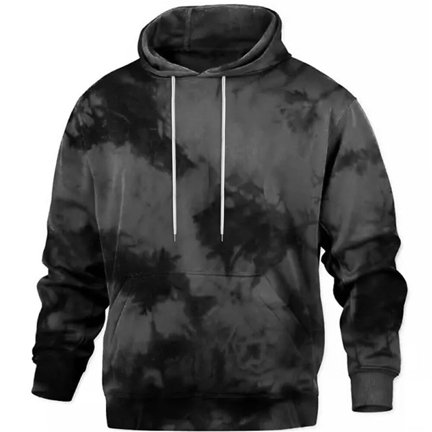 Men Hoodies Pullover Casual Long Sleeve Hooded Sweatshirts Drawstring Fall Hoodies Pullover Tops with Pockets