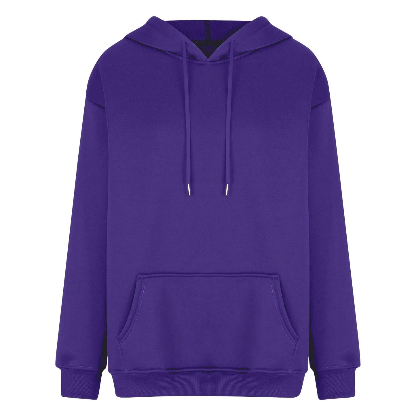 Women's Casual Hoodies Long Sleeve Lightweight Solid Pullover Tops Loose Fall Winter Sweatshirt with Pocket