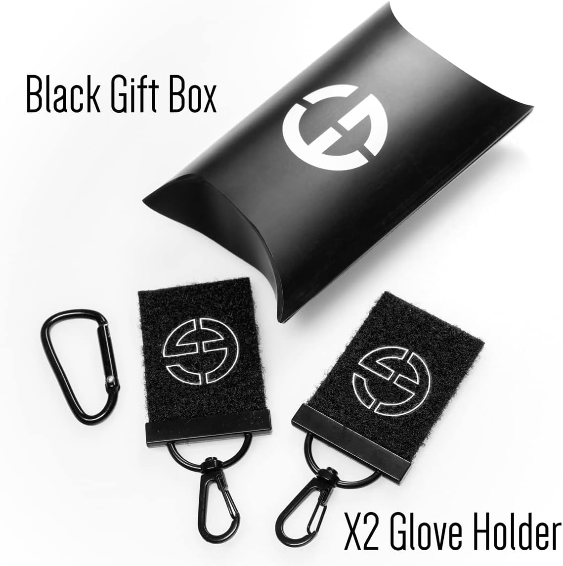 Golf Glove Holder 2Pc- Both Sides Loop Grabber Keeper- Golf Gifts-Easy to Carry Golf Gloves