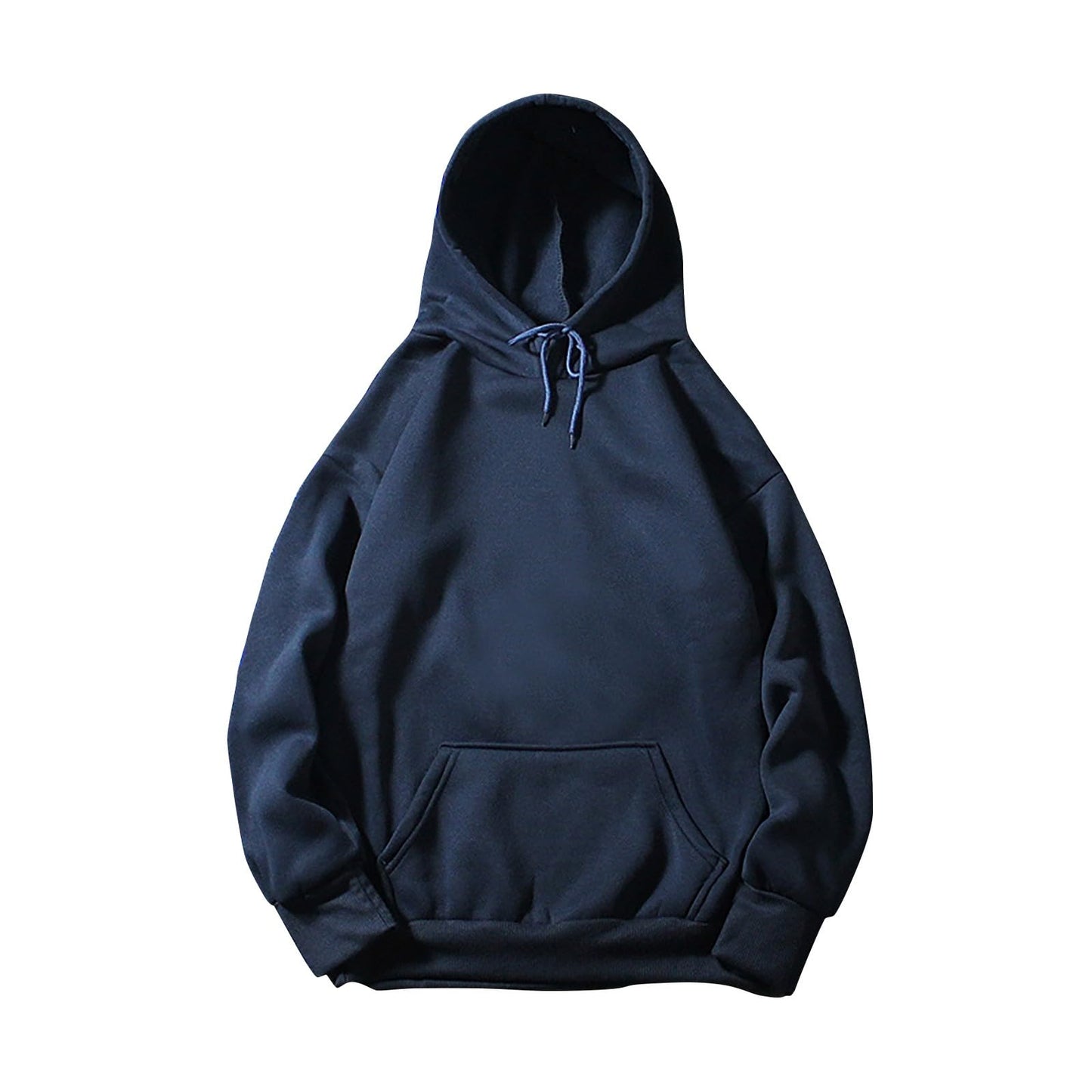 Women's Casual Hoodies Long Sleeve Lightweight Solid Pullover Tops Loose Fall Winter Sweatshirt with Pocket