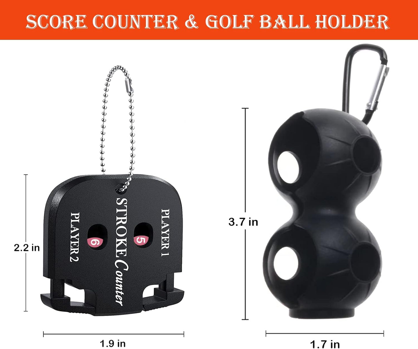 Golf Cleaning Kit 16 in 1, Golf Towel, Cleaning Brush, Divot Repair Tool, Golf Ball Alignment Kit, Score Counter, Ball Holder & Tee, Golf Accessories, Make Perfect Golf Gifts for Men or Women!