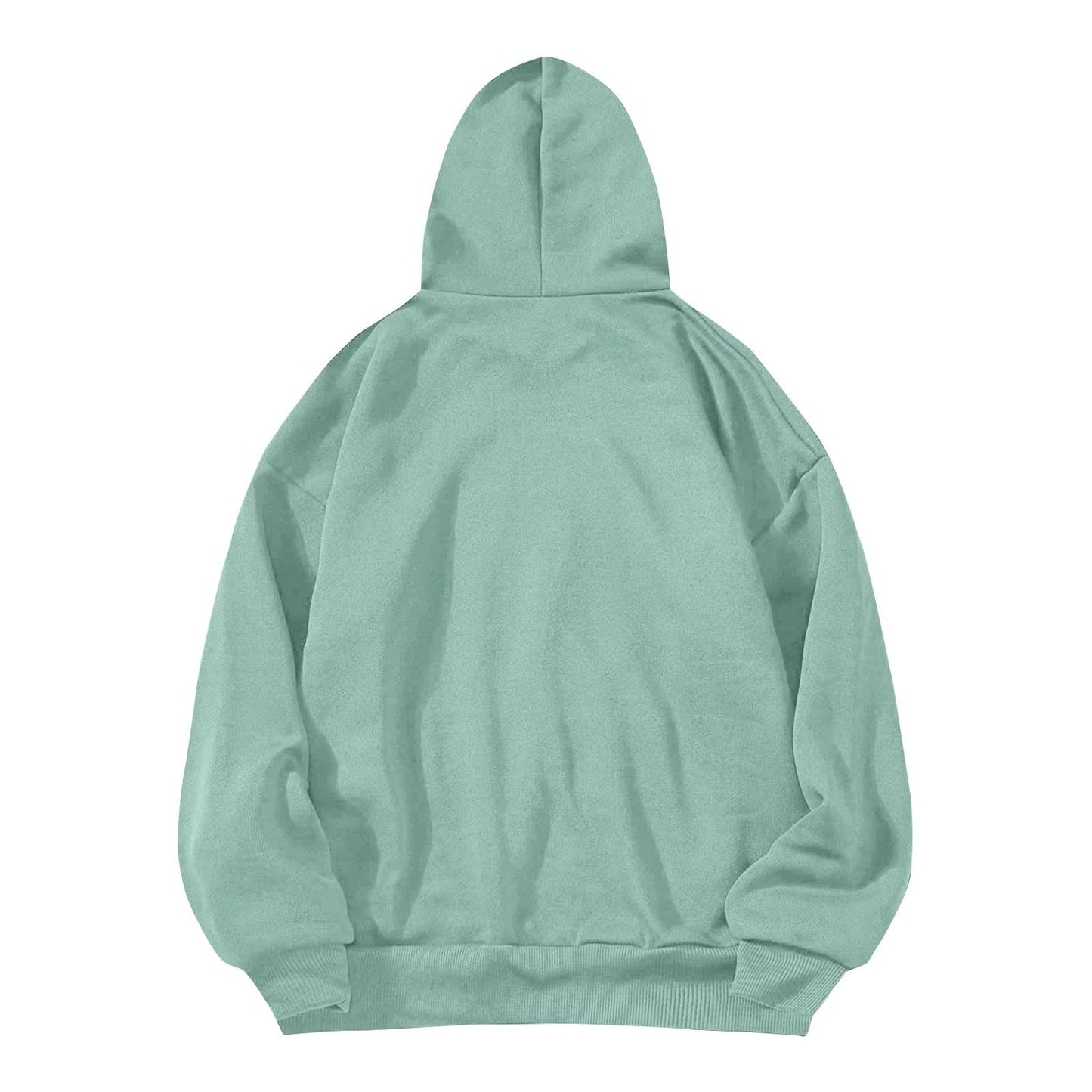 Women's Casual Hoodies Long Sleeve Lightweight Solid Pullover Tops Loose Fall Winter Sweatshirt with Pocket