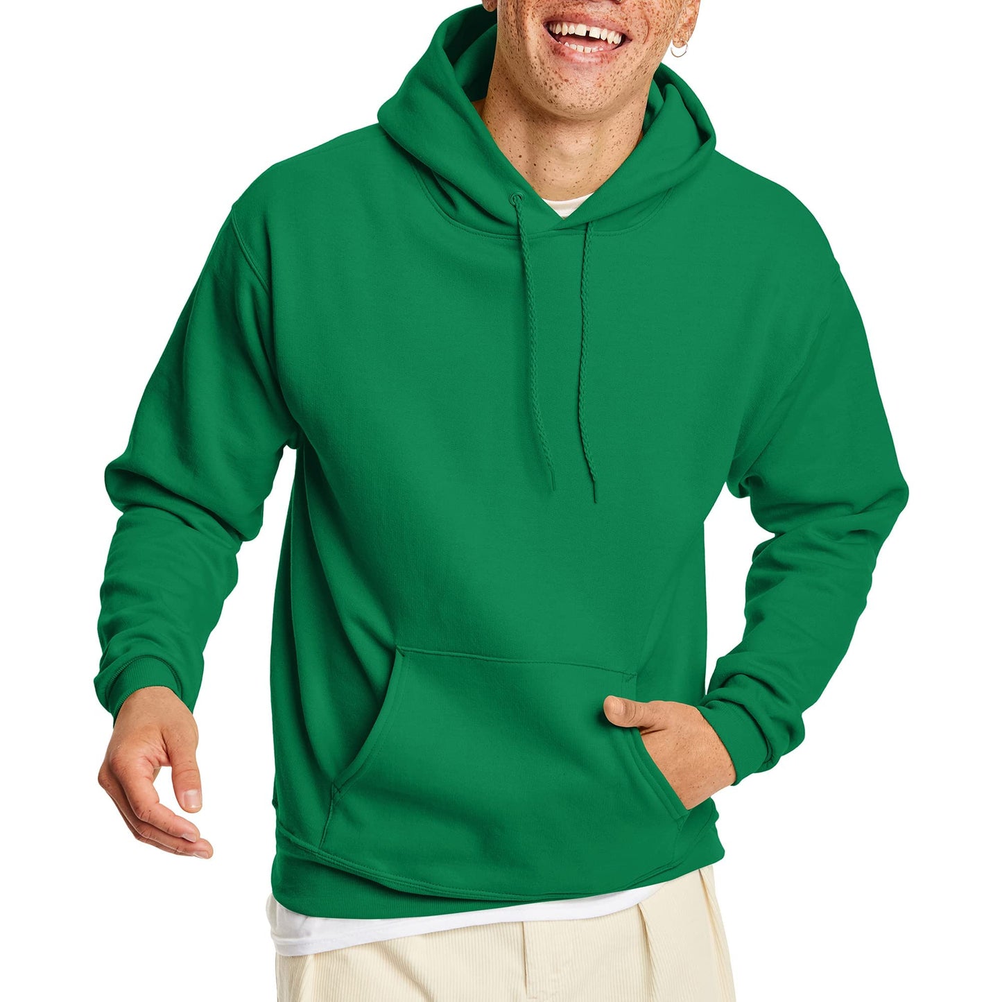 Hanes Men's Hoodie, EcoSmart Fleece Hoodie, Hooded Sweatshirt for Men