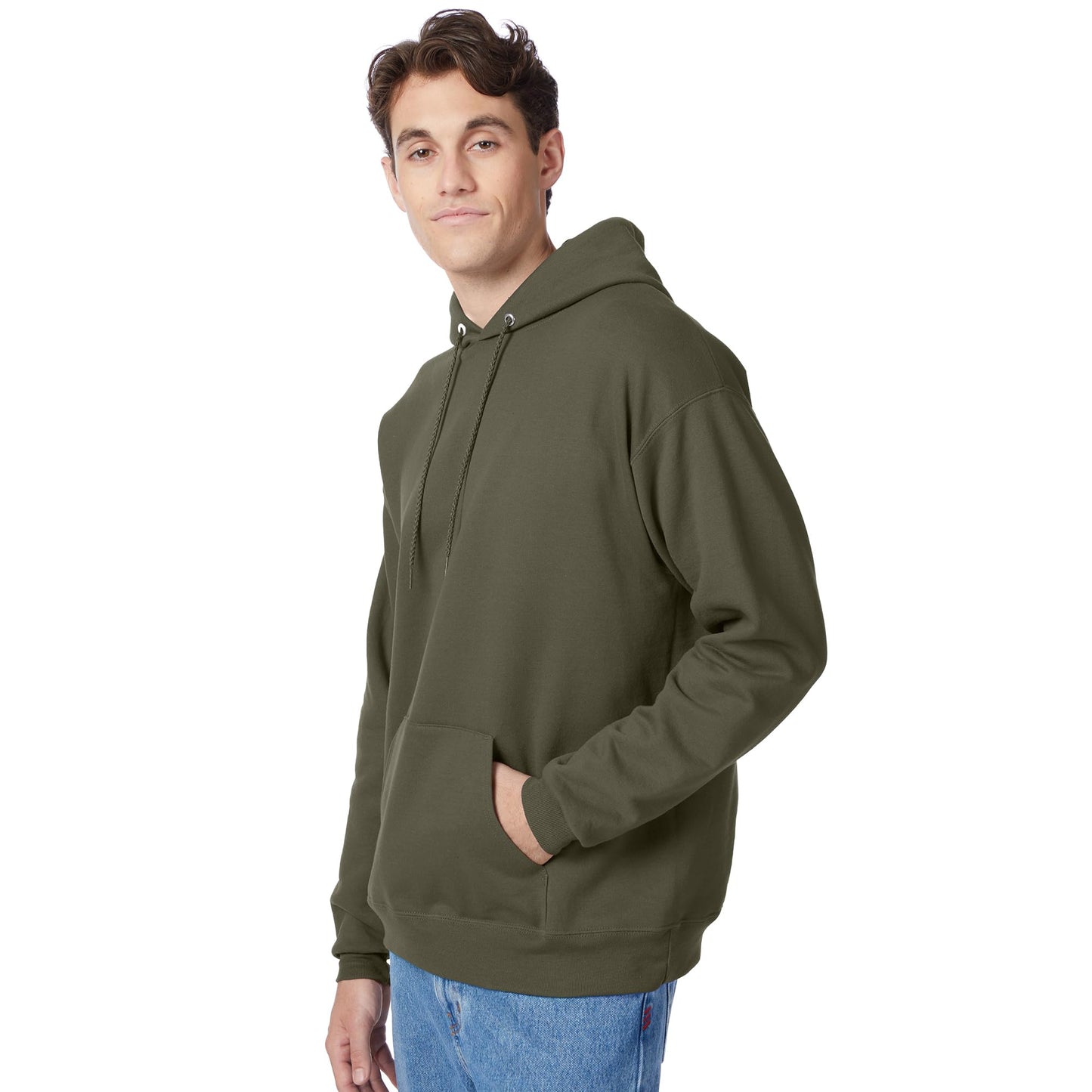 Hanes Men's Hoodie, EcoSmart Fleece Hoodie, Hooded Sweatshirt for Men