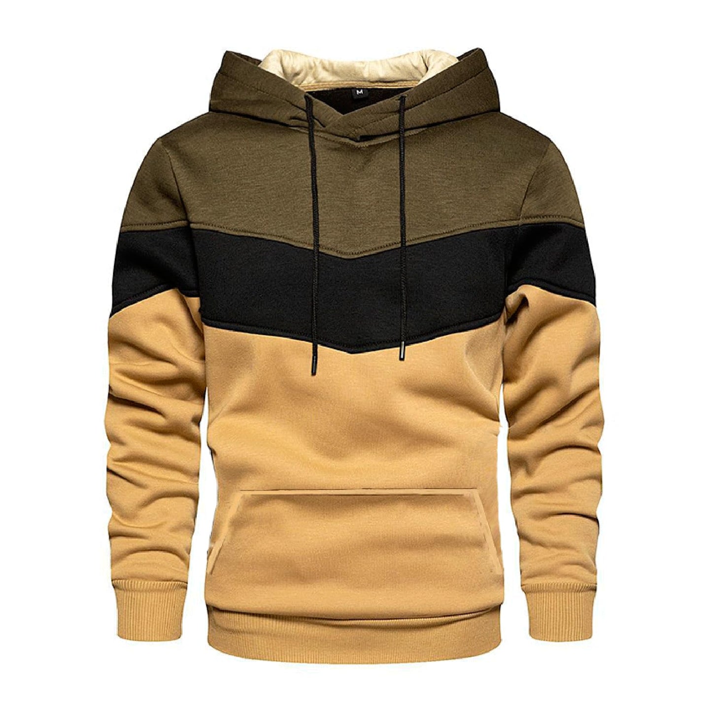 Men Hoodies Pullover Casual Long Sleeve Hooded Sweatshirts Drawstring Fall Hoodies Pullover Tops with Pockets