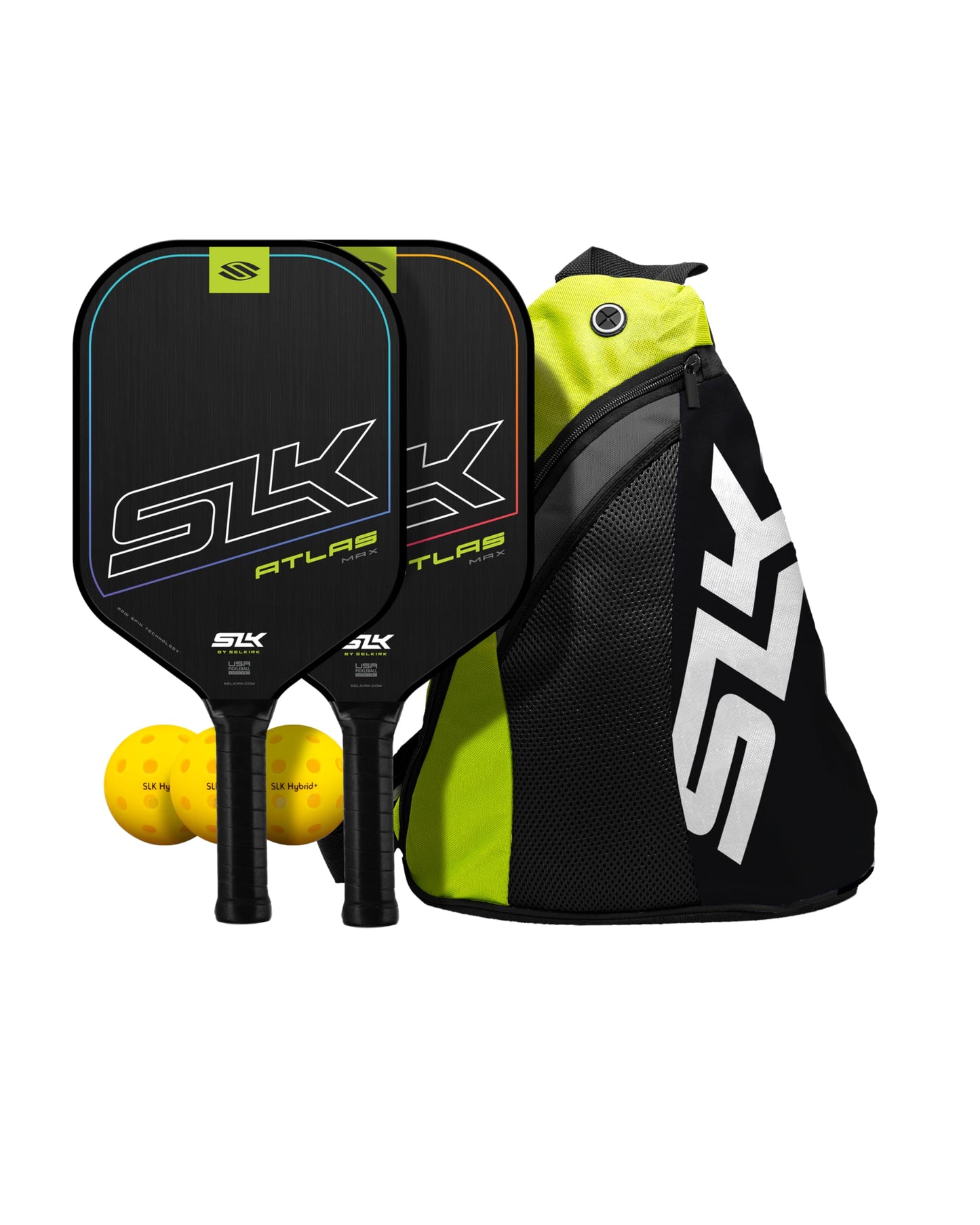 Selkirk Sport SLK Pickleball Paddles Set of 2 | Designed in The USA | Choose The SLK Neo Graphite, SLK Neo Fiberglass Pickleball Set or SLK Atlas Pickleball Bundle