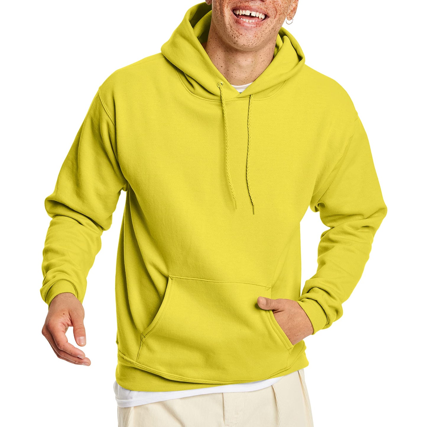 Hanes Men's Hoodie, EcoSmart Fleece Hoodie, Hooded Sweatshirt for Men