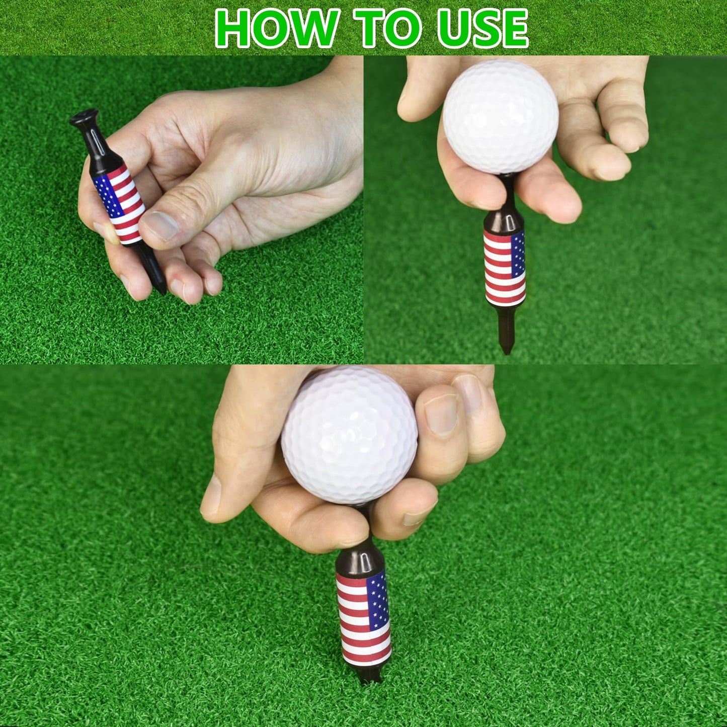 Golf Tees 12 Per Set, Golf Accessories, Beer Bottle Golf Tee Gifts for Men Women, Father, Golfers, 3.54" Tall, Plastic