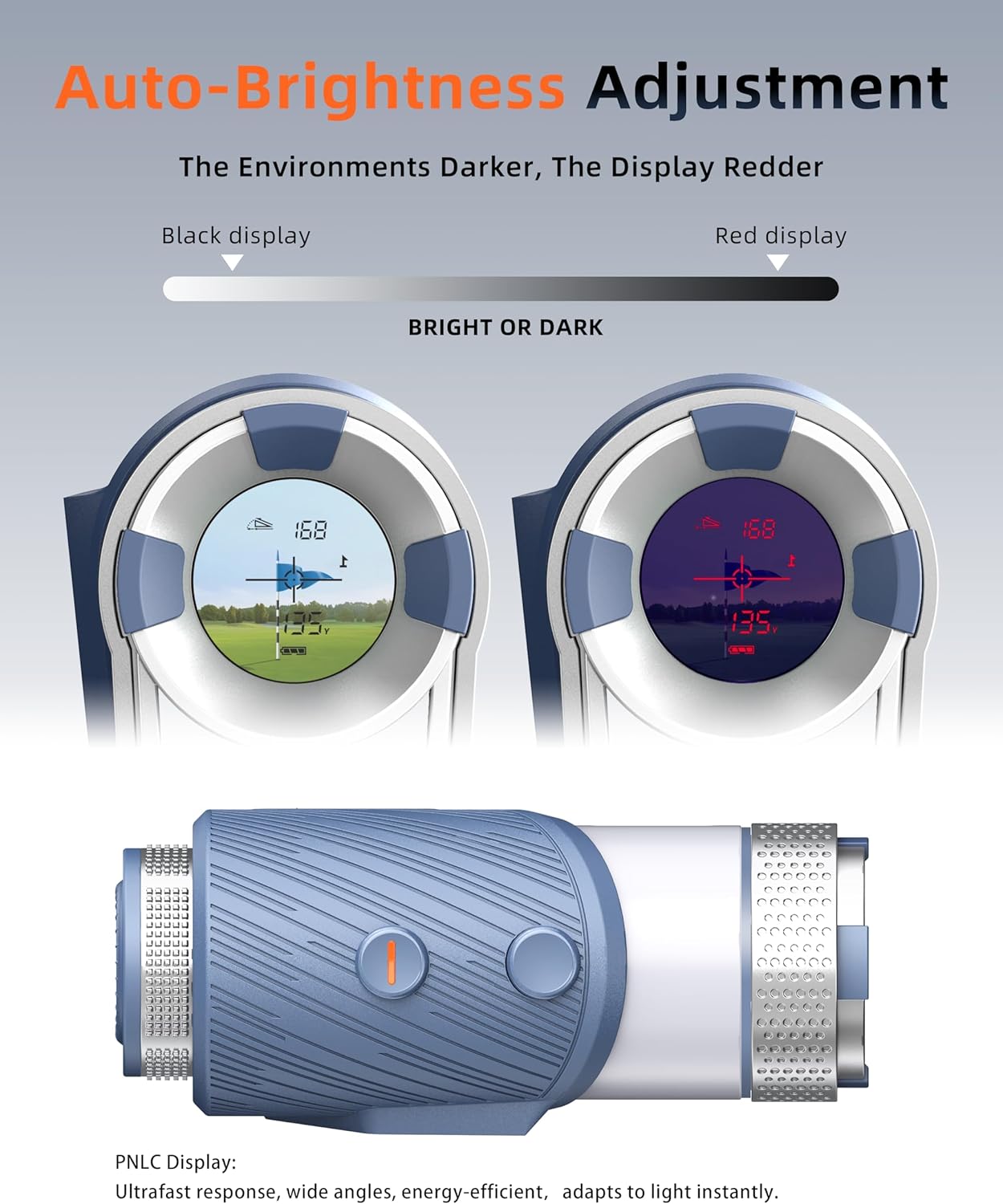Golf Rangefinder with Slope,800 Yards Laser Range Finder Golfing,Aluminum Alloy Body,Flag Pole Locking Vibration,Slope Compensation,6X Magnification Rangefinder with Magnet