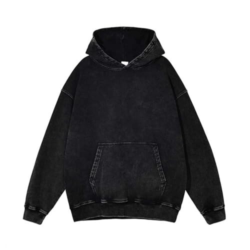 Men Hoodies Pullover Casual Long Sleeve Hooded Sweatshirts Drawstring Fall Hoodies Pullover Tops with Pockets