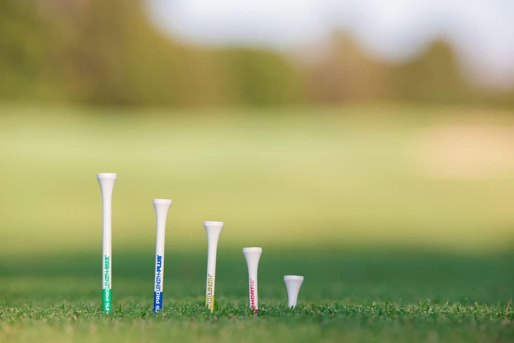 Pride PTS Wood Golf Tees - 135 Count, 3-1/4 Inch - 1 Brand on Tour - Best for Drivers & Woods - Improve Distance and Accuracy