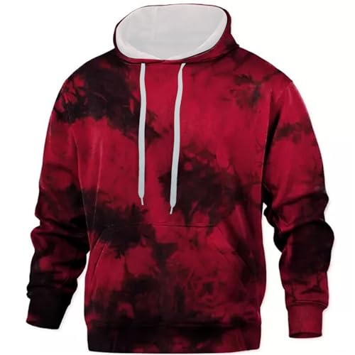Men Hoodies Pullover Casual Long Sleeve Hooded Sweatshirts Drawstring Fall Hoodies Pullover Tops with Pockets