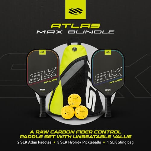 Selkirk Sport SLK Pickleball Paddles Set of 2 | Designed in The USA | Choose The SLK Neo Graphite, SLK Neo Fiberglass Pickleball Set or SLK Atlas Pickleball Bundle