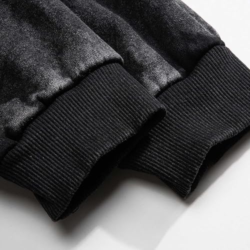 Men Hoodies Pullover Casual Long Sleeve Hooded Sweatshirts Drawstring Fall Hoodies Pullover Tops with Pockets