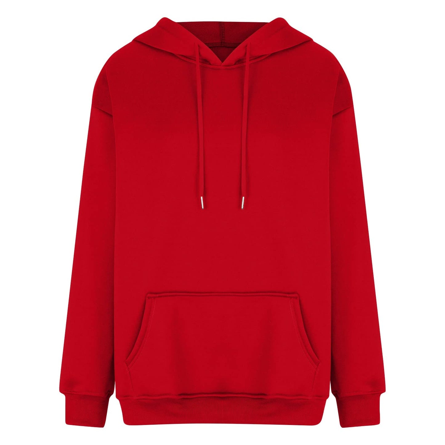 Women's Casual Hoodies Long Sleeve Lightweight Solid Pullover Tops Loose Fall Winter Sweatshirt with Pocket
