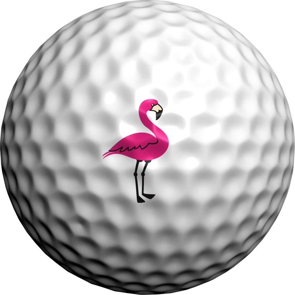 Golfdotz - USGA Rule Conforming Golf Ball Markers, Golf Ball Stickers for Marking Balls, No More Smearing from Stamps, Gifts for Golfers, Dads, and Retirees, (Tropical Collection; 18-32 Count)