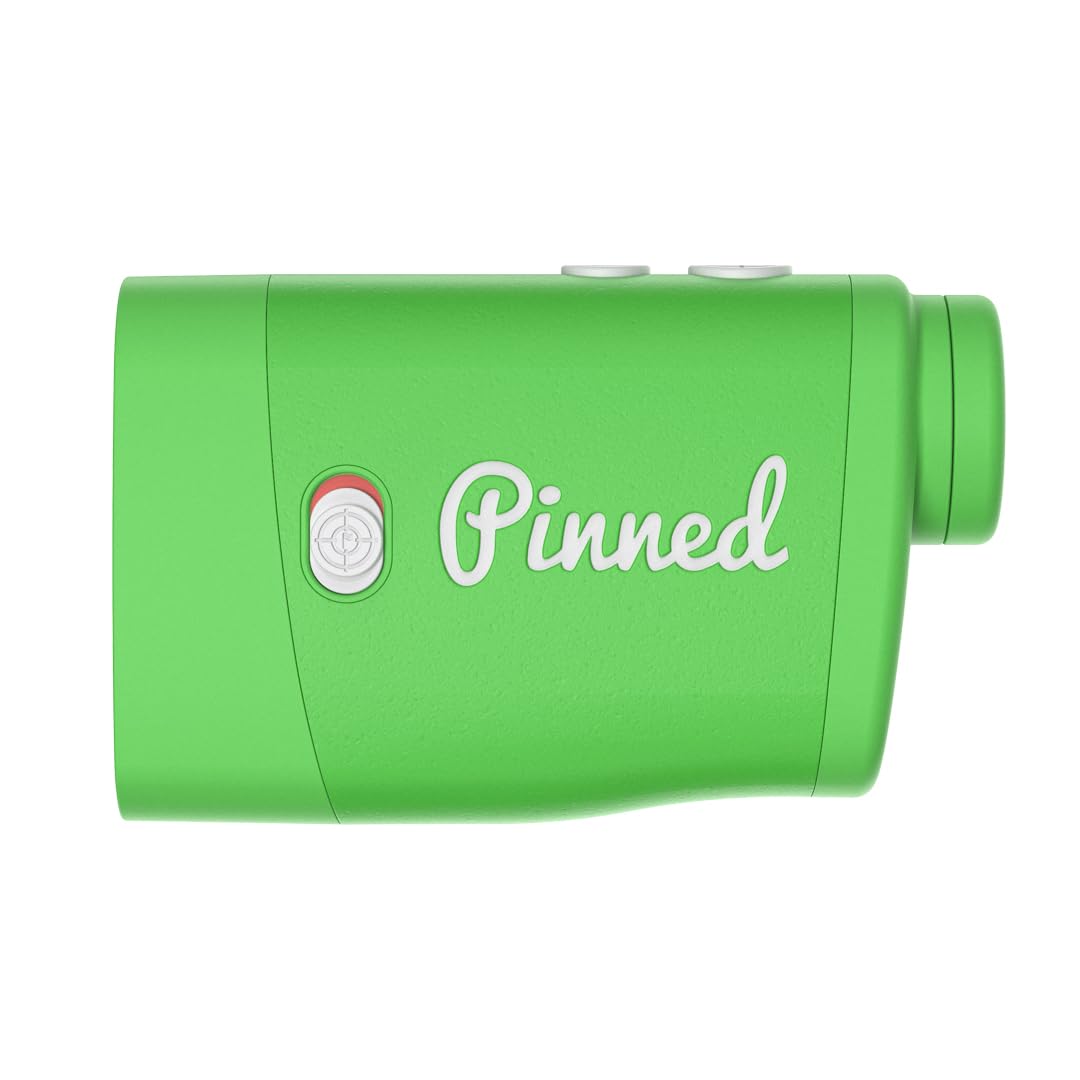 Pinned Prism Slope Golf Rangefinder - Golf Distance Rangefinder with Slope - USB Rechargeable, Pinned Locked Vibration Laser Range Finder - Range Finder Accessories & Gift for Men and Women