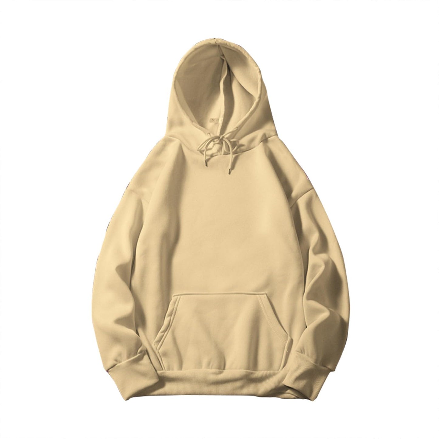 Women's Casual Hoodies Long Sleeve Lightweight Solid Pullover Tops Loose Fall Winter Sweatshirt with Pocket