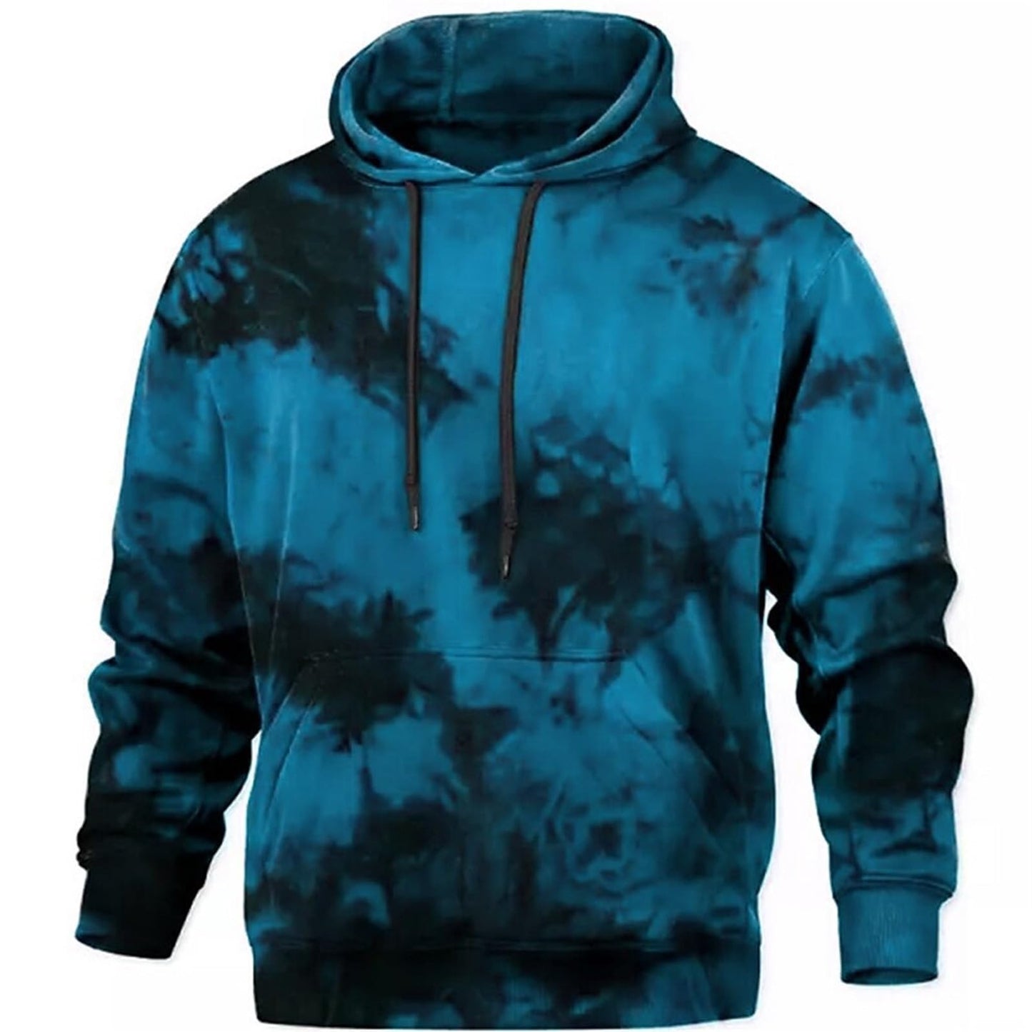 Men Hoodies Pullover Casual Long Sleeve Hooded Sweatshirts Drawstring Fall Hoodies Pullover Tops with Pockets