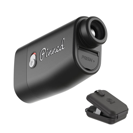 Pinned Prism Slope Golf Rangefinder - Golf Distance Rangefinder with Slope - USB Rechargeable, Pinned Locked Vibration Laser Range Finder - Range Finder Accessories & Gift for Men and Women