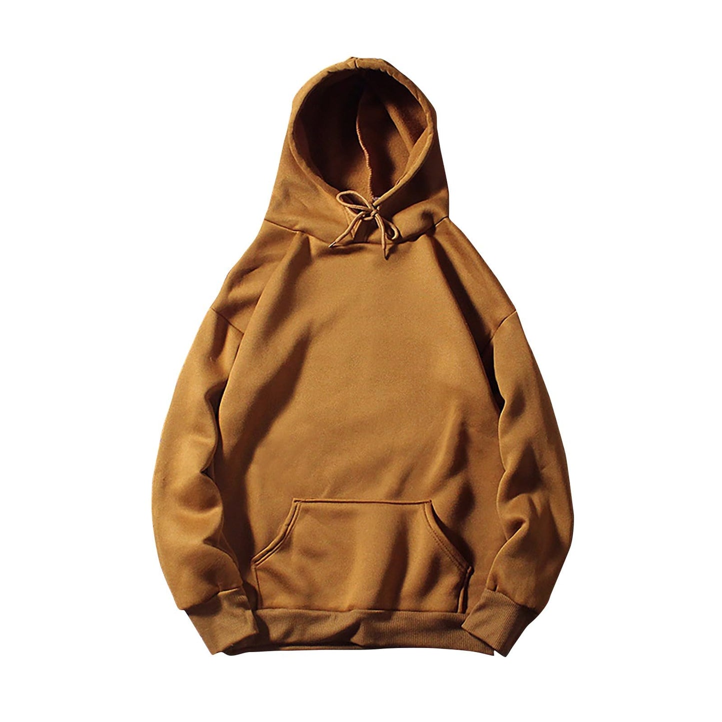 Women's Casual Hoodies Long Sleeve Lightweight Solid Pullover Tops Loose Fall Winter Sweatshirt with Pocket