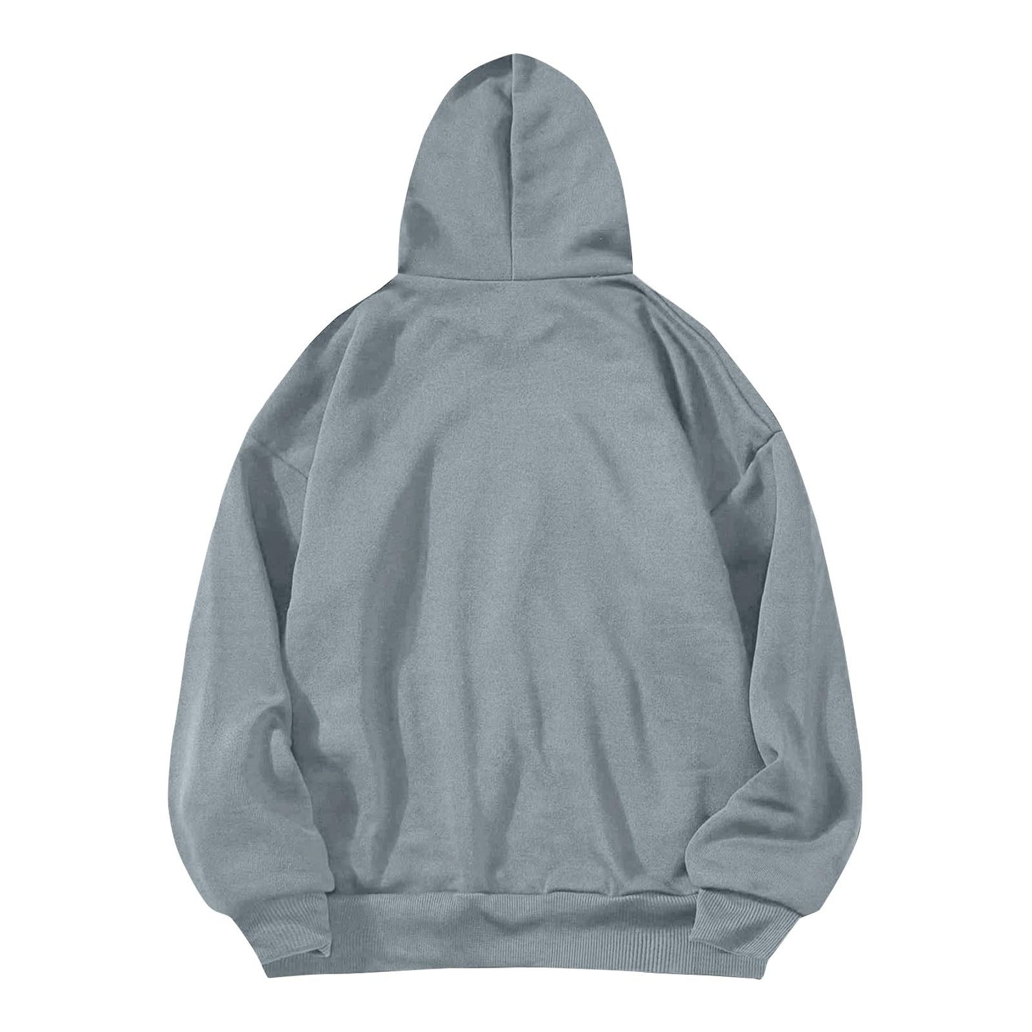 Women's Casual Hoodies Long Sleeve Lightweight Solid Pullover Tops Loose Fall Winter Sweatshirt with Pocket