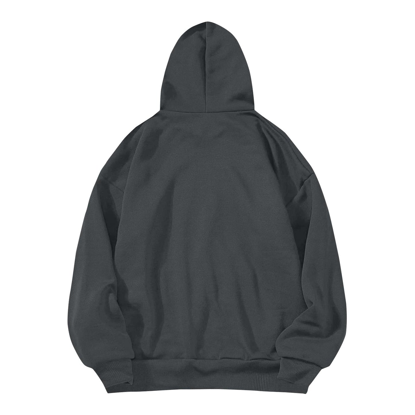 Women's Casual Hoodies Long Sleeve Lightweight Solid Pullover Tops Loose Fall Winter Sweatshirt with Pocket