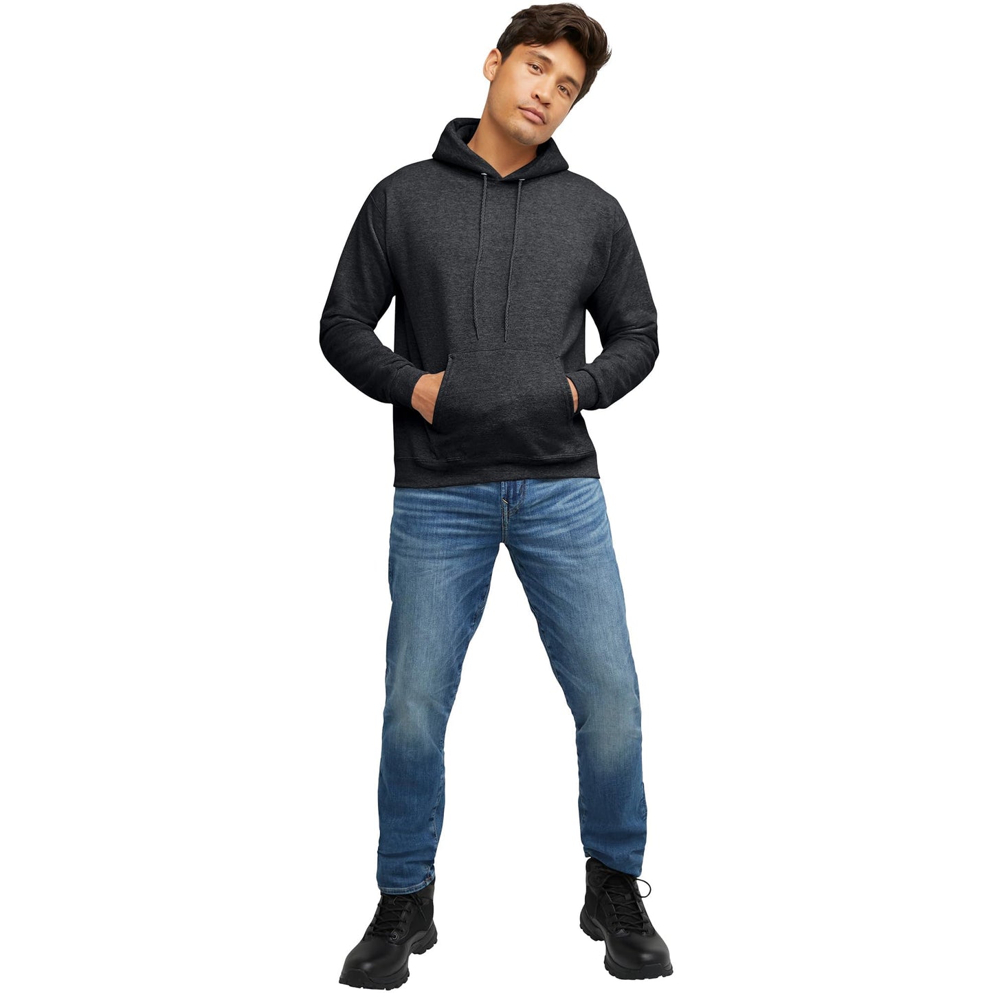 Hanes Men's Hoodie, EcoSmart Fleece Hoodie, Hooded Sweatshirt for Men