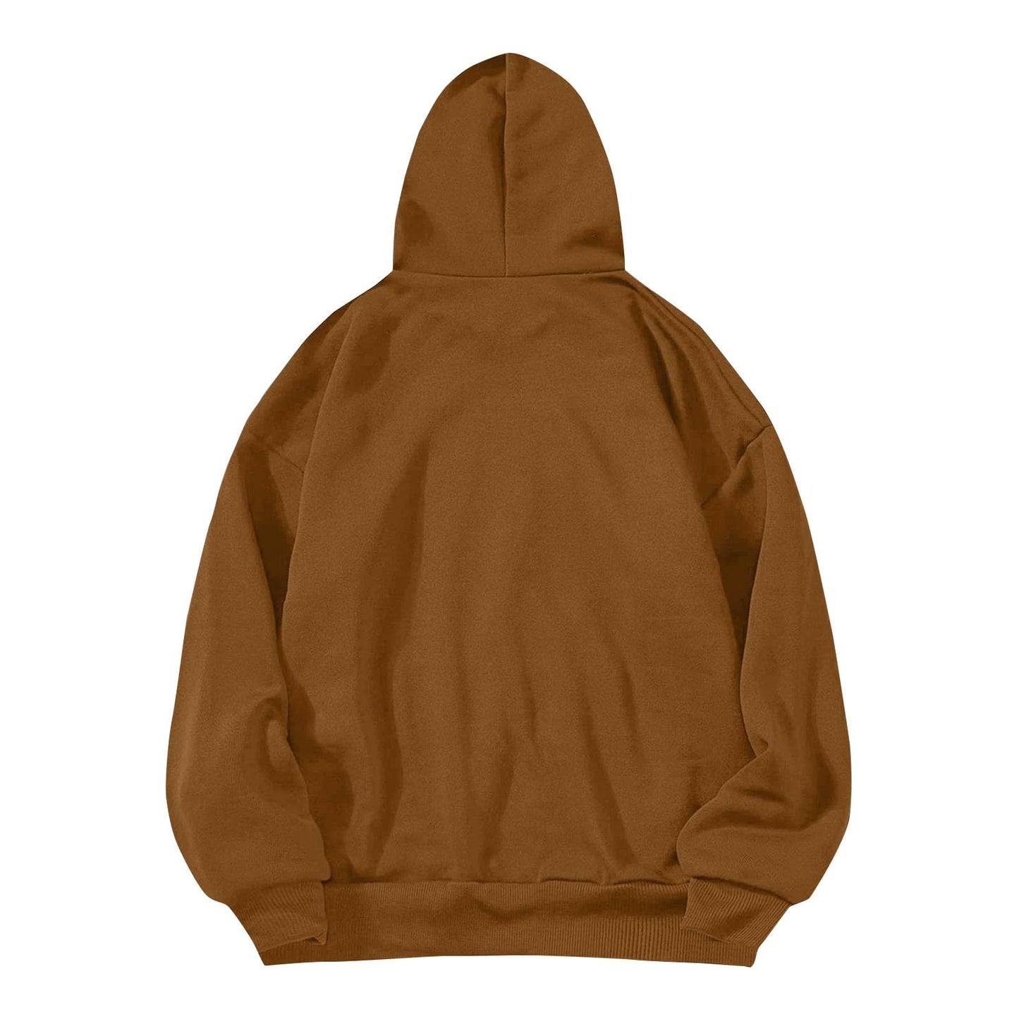 Women's Casual Hoodies Long Sleeve Lightweight Solid Pullover Tops Loose Fall Winter Sweatshirt with Pocket