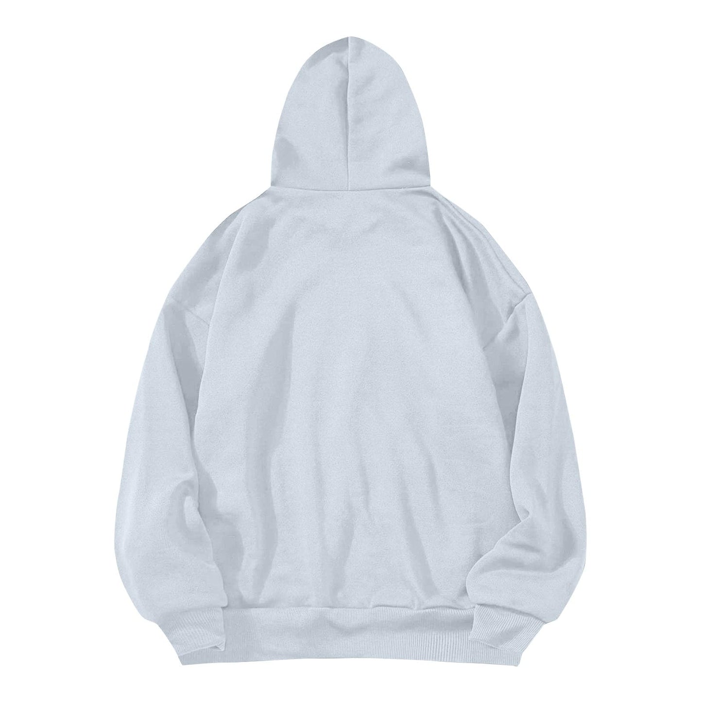 Women's Casual Hoodies Long Sleeve Lightweight Solid Pullover Tops Loose Fall Winter Sweatshirt with Pocket