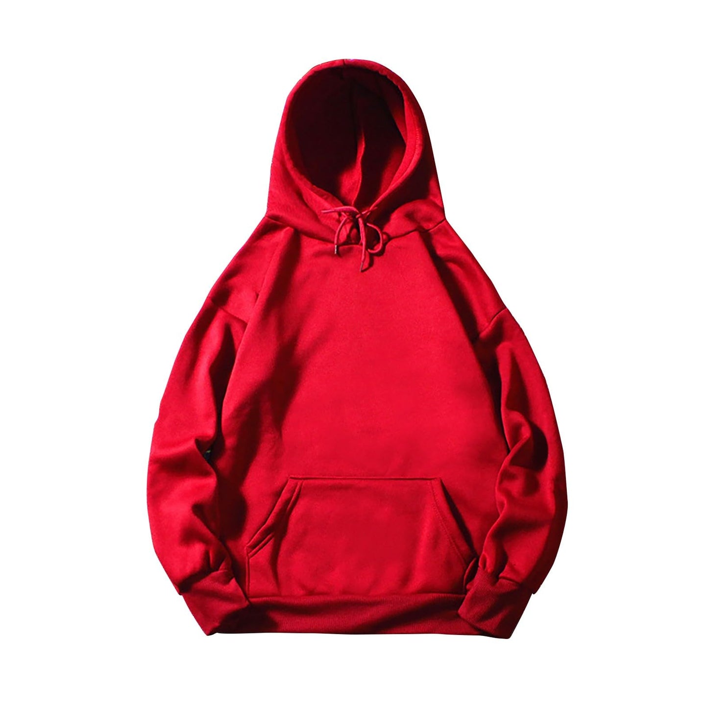 Women's Casual Hoodies Long Sleeve Lightweight Solid Pullover Tops Loose Fall Winter Sweatshirt with Pocket