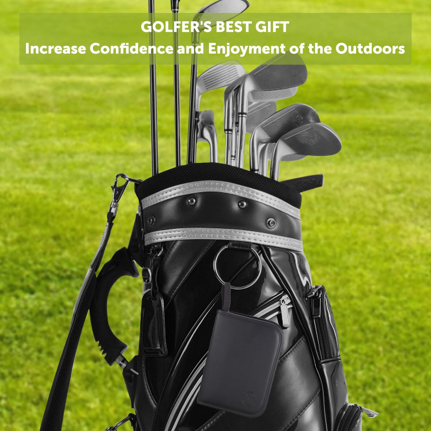 Golf Gifts for Men and Women,Golf Accessories Set with Hi-End Case,Golf Balls,Golf Tees,Golf Multifunctional Divot Tool,Rangefinder Golf Brush,Golf Scorer，Golf Ball Clamp