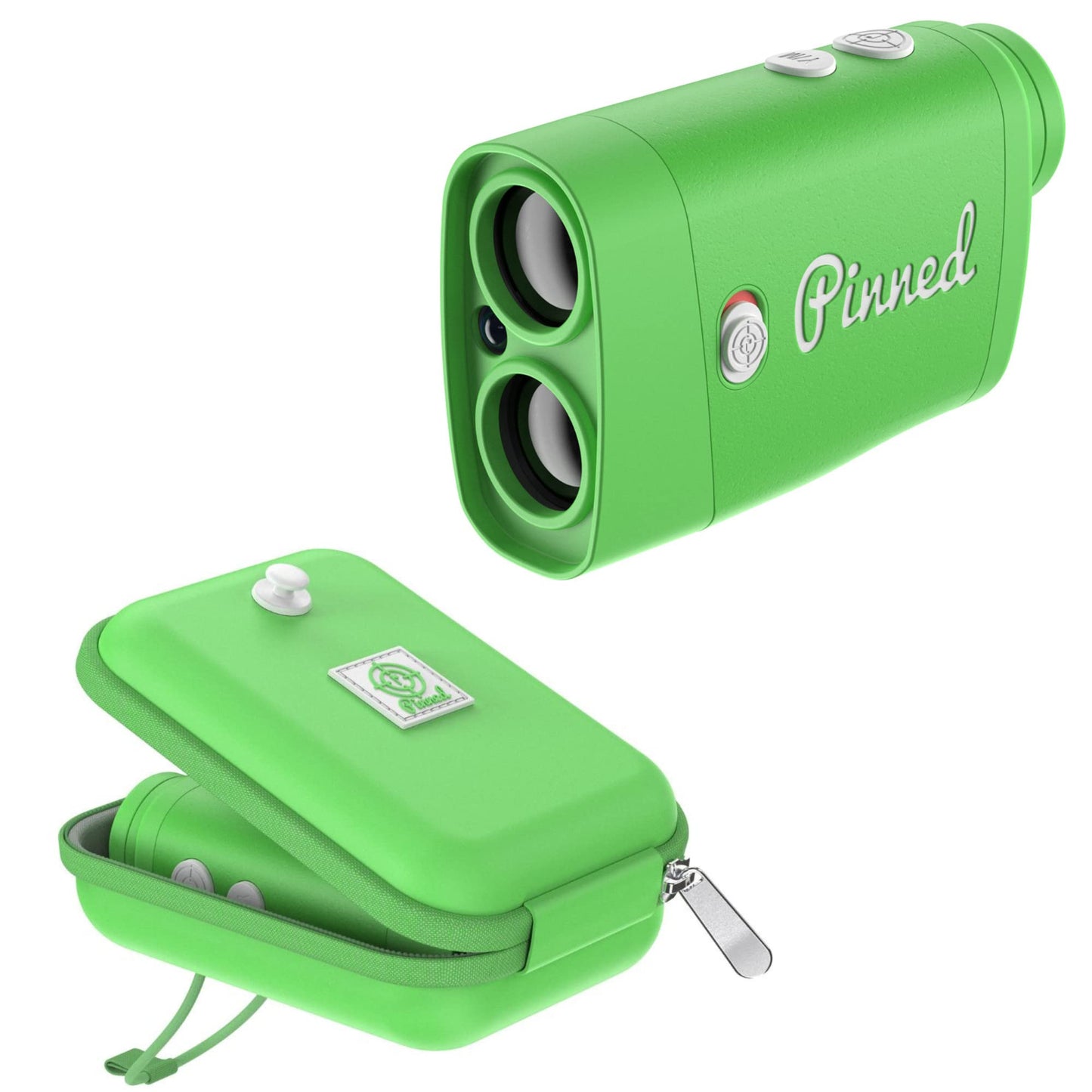 Pinned Prism Slope Golf Rangefinder - Golf Distance Rangefinder with Slope - USB Rechargeable, Pinned Locked Vibration Laser Range Finder - Range Finder Accessories & Gift for Men and Women