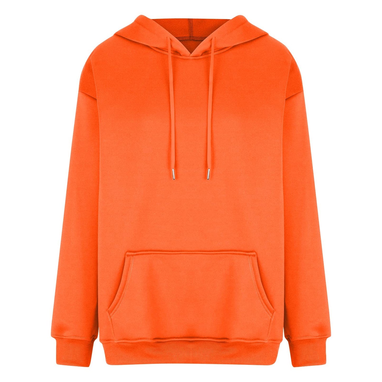 Women's Casual Hoodies Long Sleeve Lightweight Solid Pullover Tops Loose Fall Winter Sweatshirt with Pocket