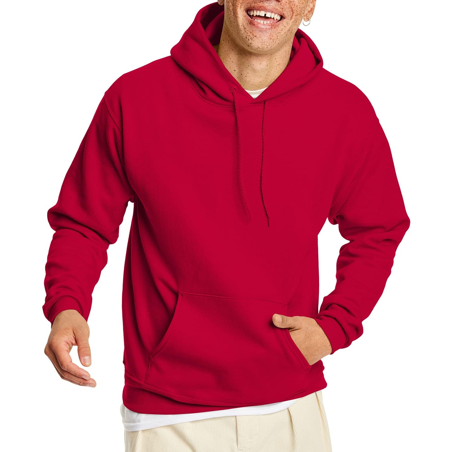 Hanes Men's Hoodie, EcoSmart Fleece Hoodie, Hooded Sweatshirt for Men