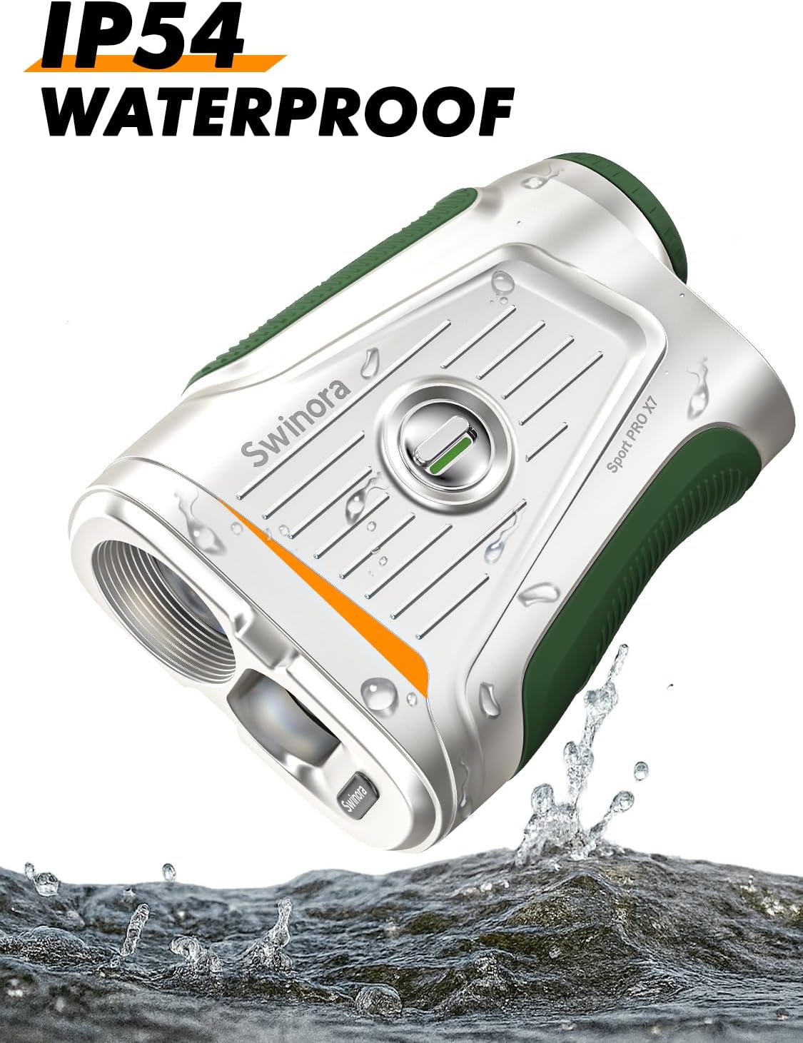Magnetic Golf Rangefinder with Slope – 7X Magnification, 1300Y Laser Range Finder Golf for All Levels, Fast Flag Lock Vibration, Rechargeable, Waterproof Golf Accessories for Men and Women