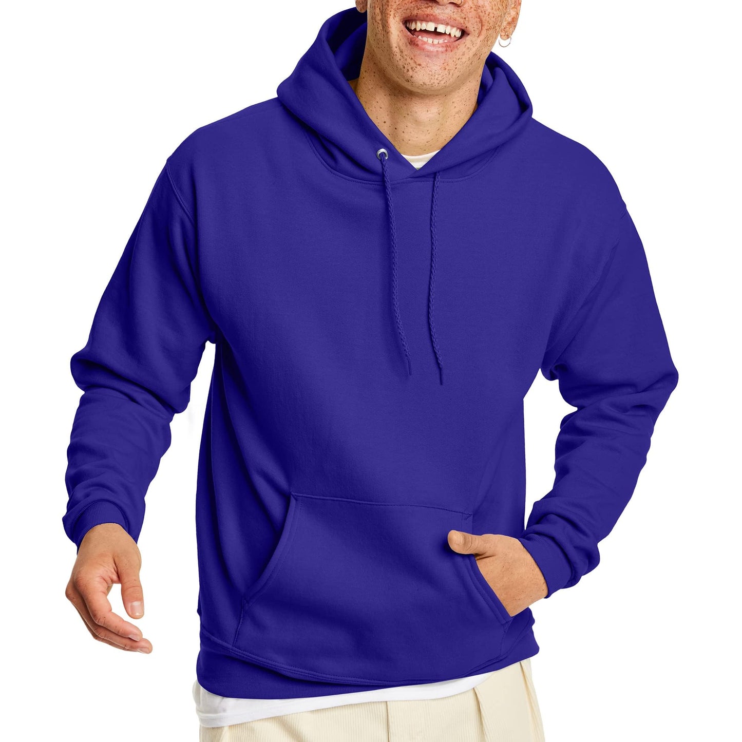 Hanes Men's Hoodie, EcoSmart Fleece Hoodie, Hooded Sweatshirt for Men