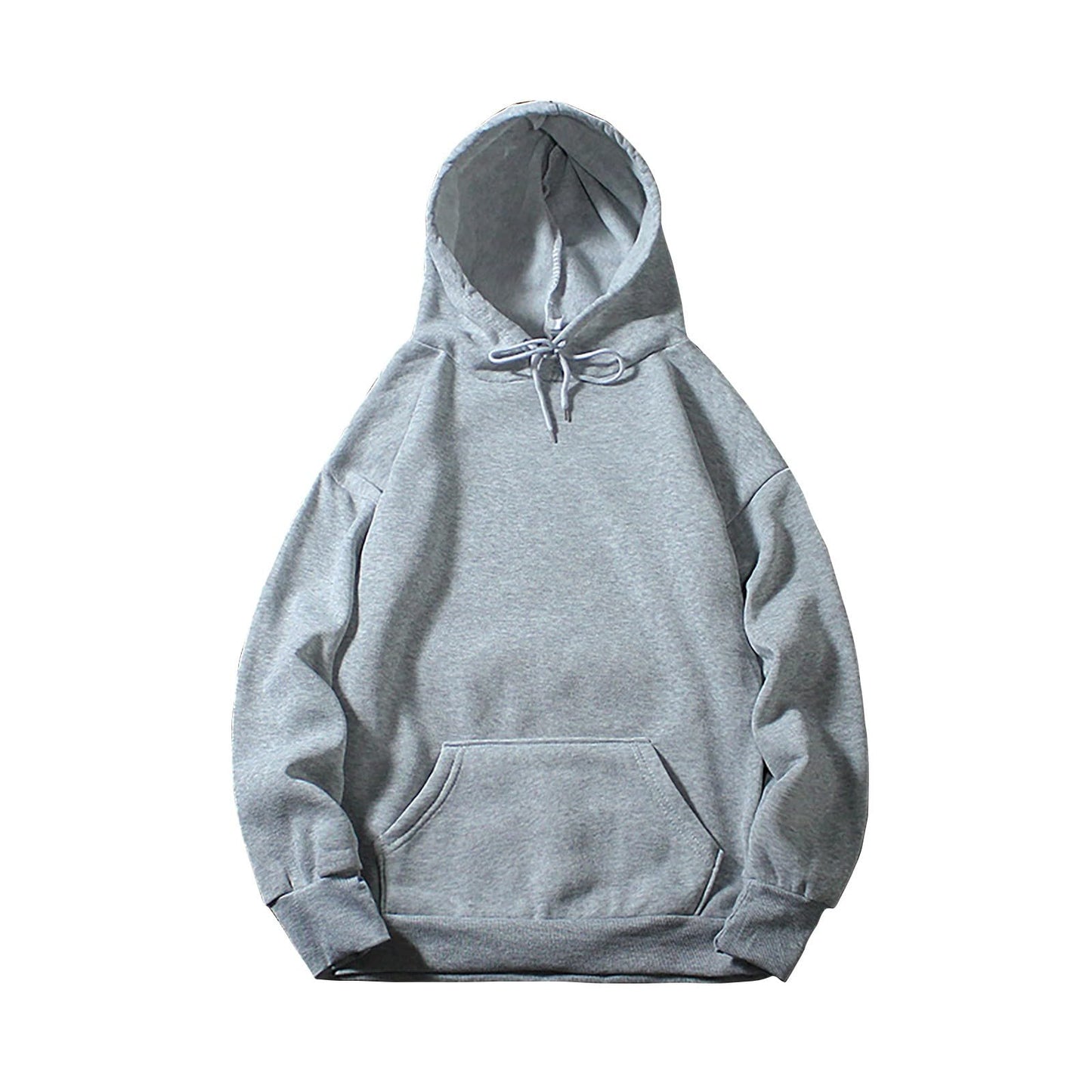 Women's Casual Hoodies Long Sleeve Lightweight Solid Pullover Tops Loose Fall Winter Sweatshirt with Pocket